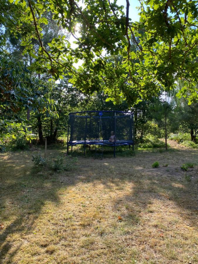 Camping la Kahute, tente lodge au coeur de la forêt Carcans Exterior foto